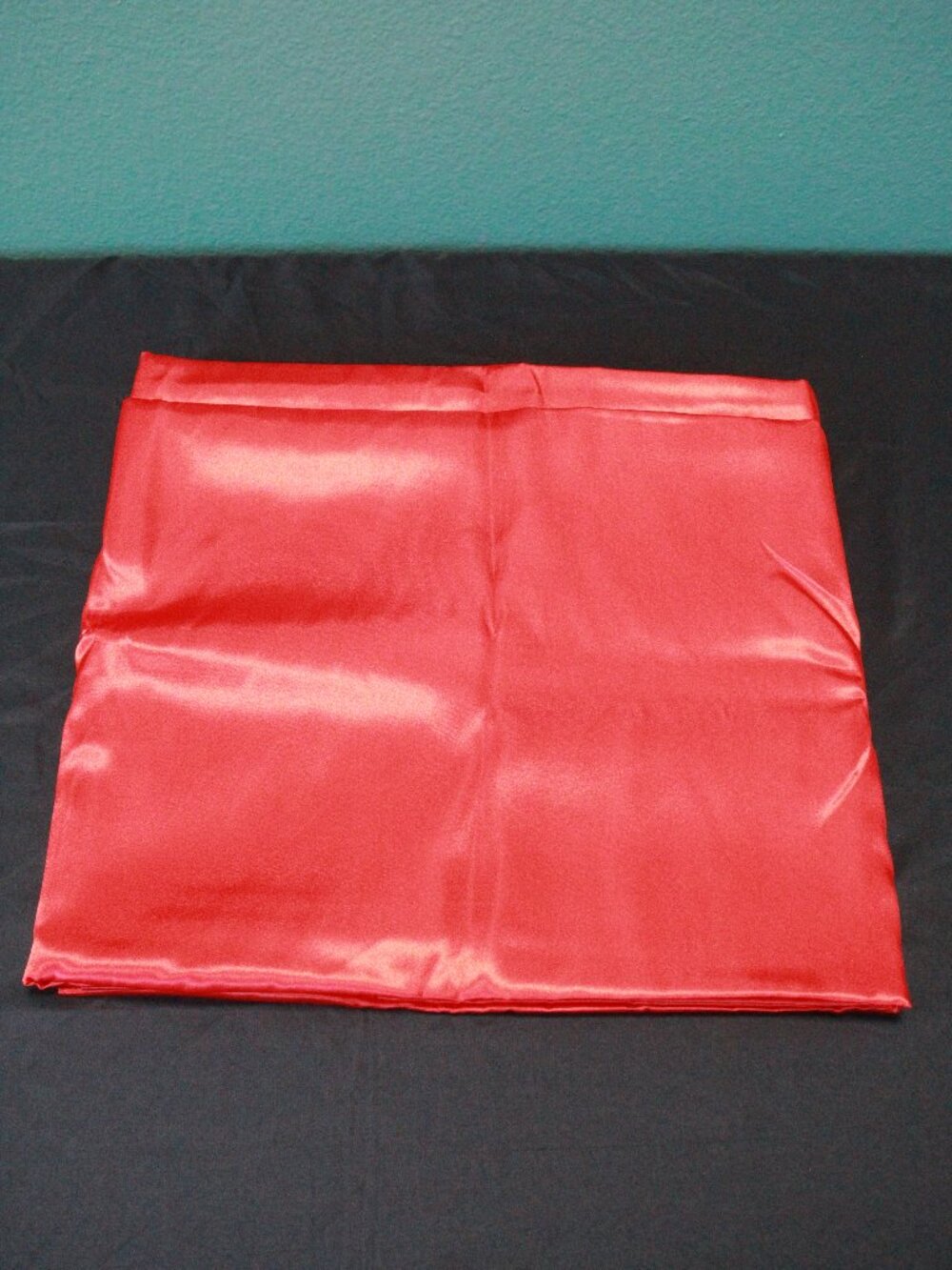 Red Polyester Satin Fabric by The Yard 54 inch x 5 yards (3 Bundles)